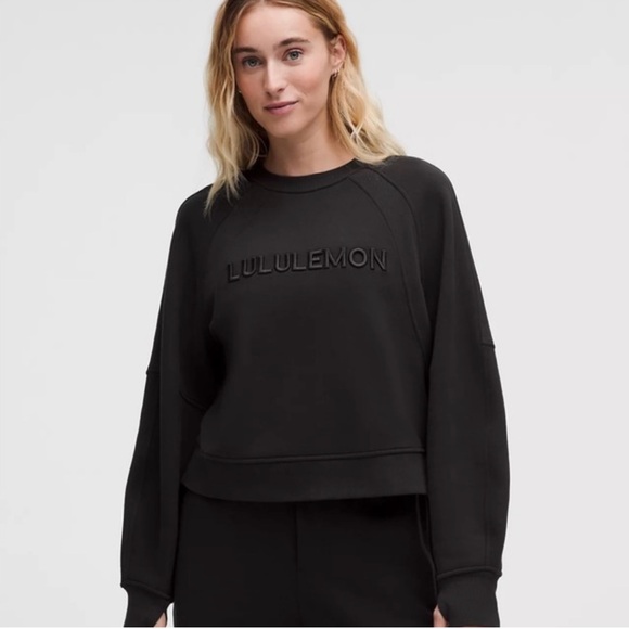lululemon athletica Tops - Lululemon Scuba Oversized Pullover *Wordmark
Black W3JAIS fits like a M/L